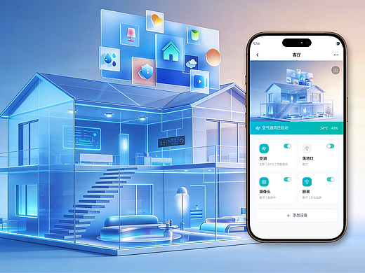 Figma AI功能智能家居APP效果