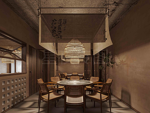 土菜馆的装饰 使得与众不同