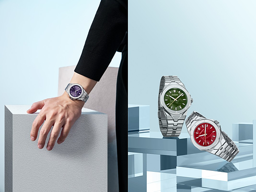 手表摄影#手表创意图 男表场景图