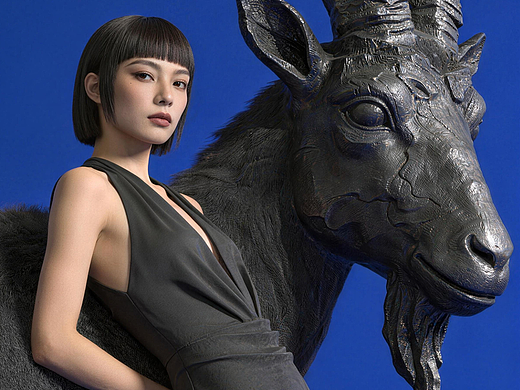 人與自然《黑山羊篇》（個人主頁-ZNzMzMjYzMDg=） - AI作品 - 站酷設計師YuanDian_原創(chuàng)素材 - 站酷ZCOOL