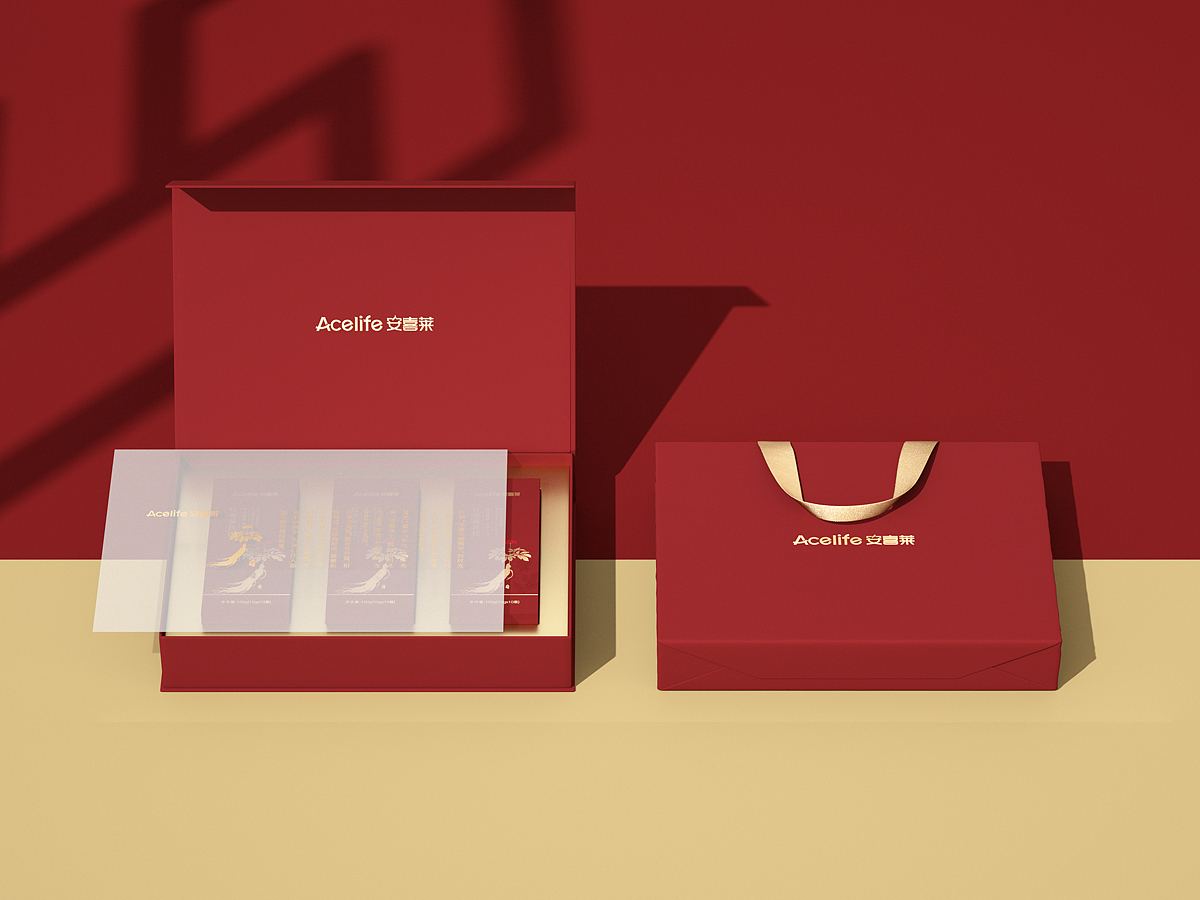 安喜莱-红参黄芪饮包装设计（图ZNDA0MjcxMzMy） - 包装 - 站酷设计师远见品牌设计原创素材 - 站酷ZCOOL