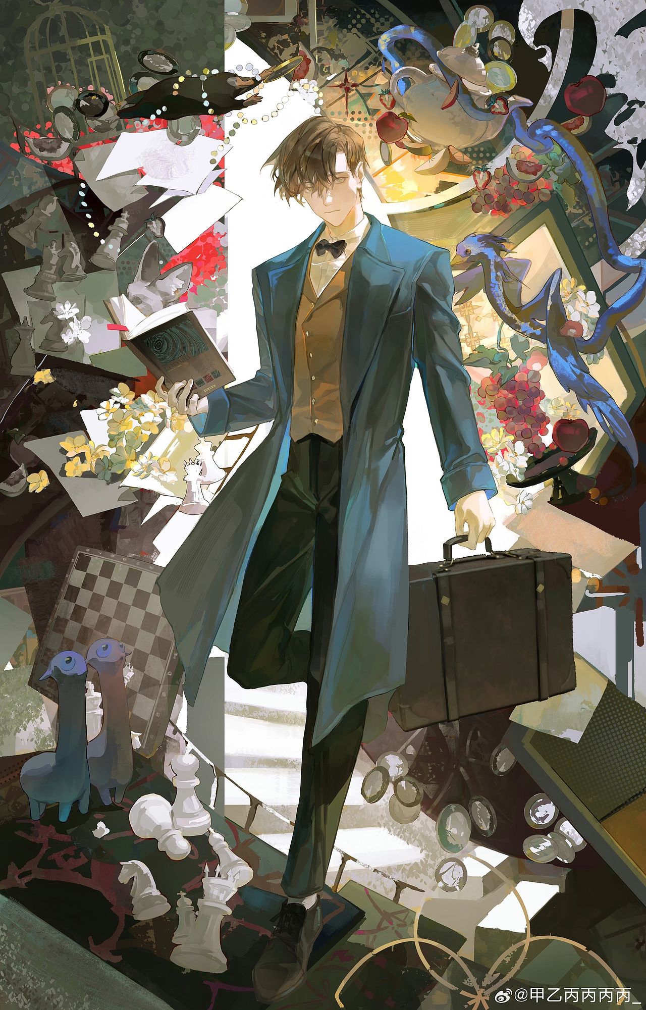 水彩二次元（图ZNDA0Mjc4Nzc2） - 商业插画 - 站酷设计师洛天一下原创素材 - 站酷ZCOOL