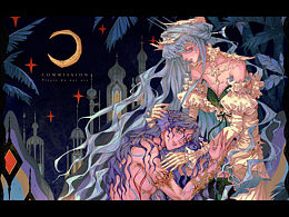 《恋与深空》同人梦女奇幻风插画