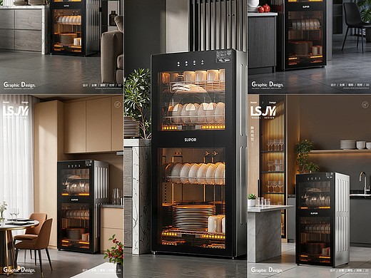 苏泊尔碗筷消毒柜 场景图