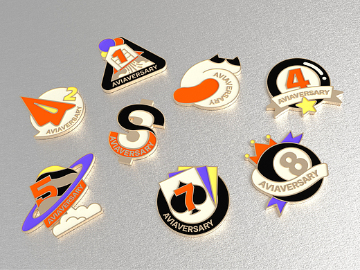 Avia 周年纪念徽章