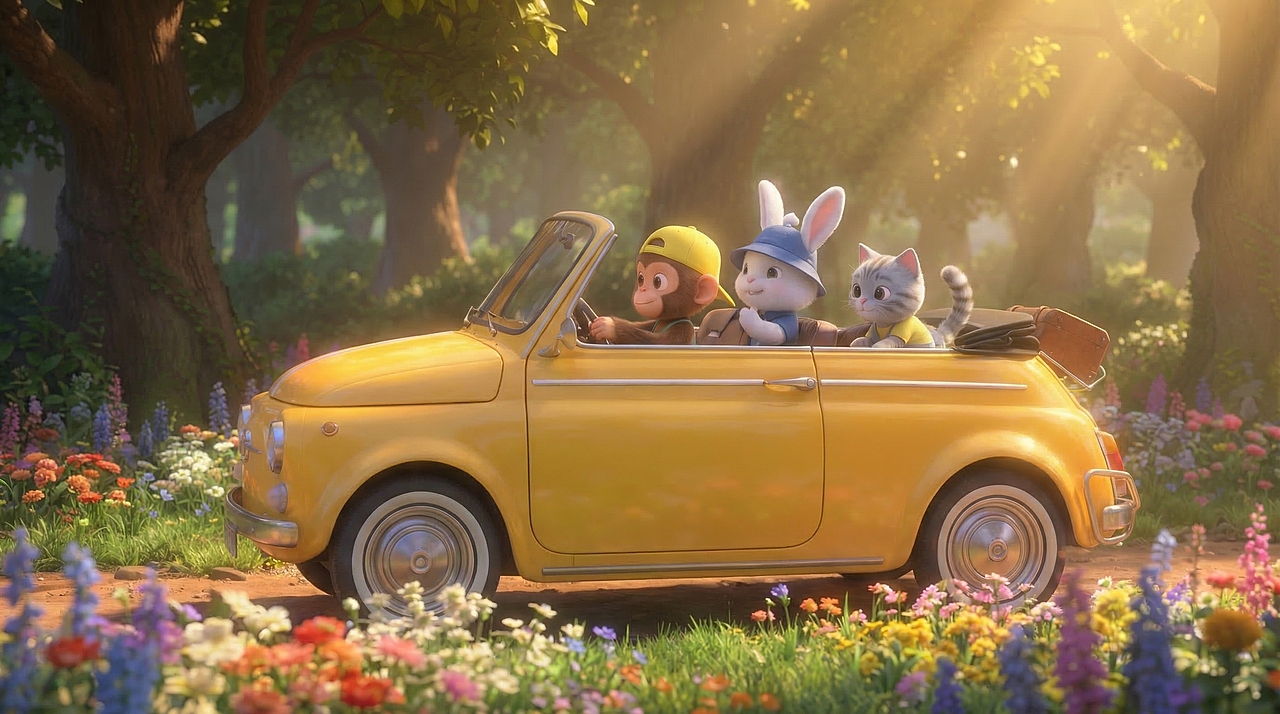 踏春：一次有趣的出行（图ZNDA0MjkzOTU2） - AI作品 - 站酷设计师HouJiao原创素材 - 站酷ZCOOL