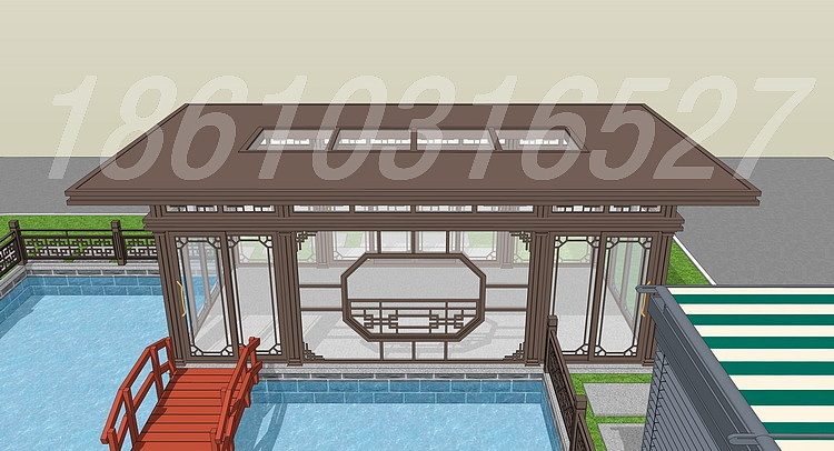 新中式阳光房设计效果图（图ZNDA0MjkxNTE2） - 建筑/空间 - 站酷设计师芳廷阳光原创素材 - 站酷ZCOOL