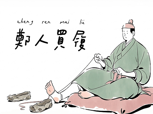 “郑人买履”
