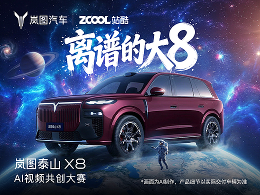岚图汽车X站酷联合搞事,80万奖金寻“脑洞”大神!