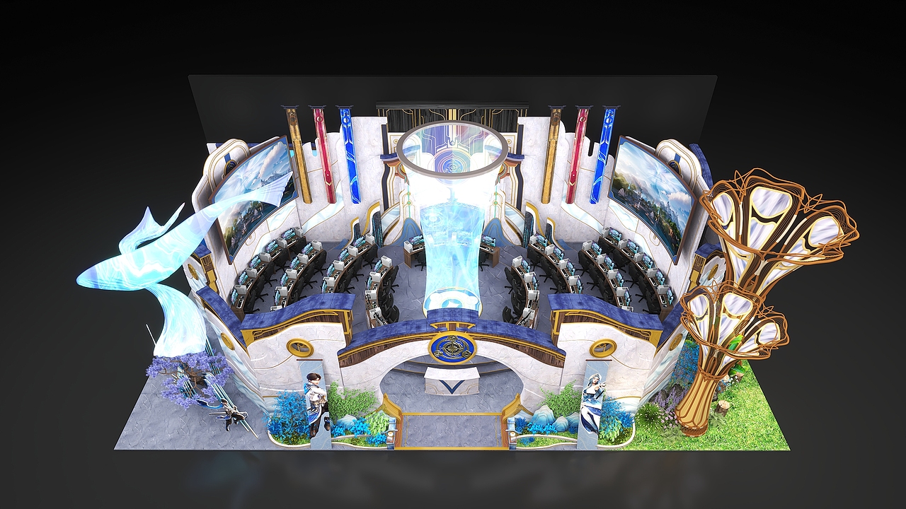 王者荣耀世界_德国科隆游戏展2025（图ZNDA0MzE2Mjc2） - 场景 - 站酷设计师Andy_Kuang原创素材 - 站酷ZCOOL