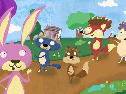 儿插风格稿件 ，童趣满满！