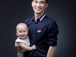 我与儿子已拍 11 年的自拍照