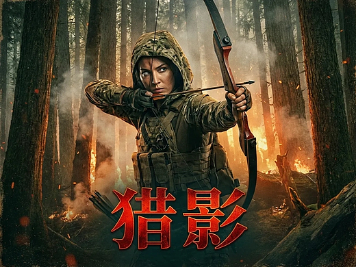 她这一箭太狠了…眼神直杀