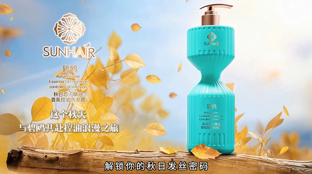 《碧鸥秋日恋人洗发水》 35 秒商用广告（已交付）（图ZNDA0MzI4NTk2） - 宣传片 - 站酷设计师YaYa设计原创素材 - 站酷ZCOOL