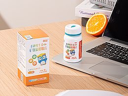 保健品多维咀嚼片包装设计