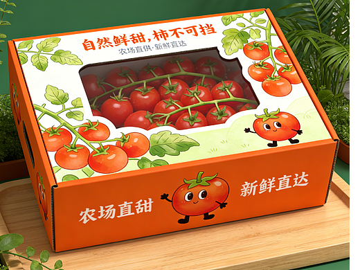 西红柿包装设计，甜不甜你说了算