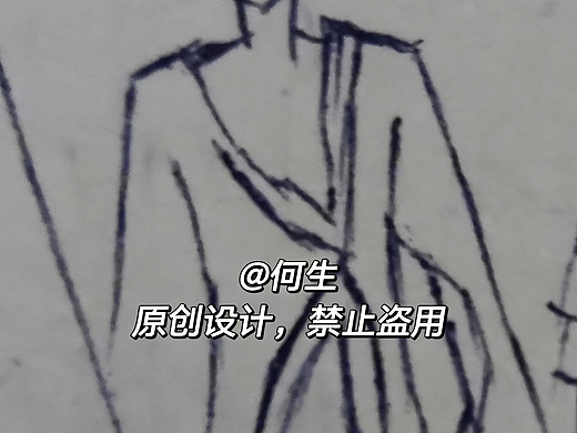 原创服装设计手稿 · 商用授权出售 · 非独家/独（个人主页-ZNzMzMzM5MjA=） - 休闲/流行服饰 - 站酷设计师何华123原创素材 - 站酷ZCOOL