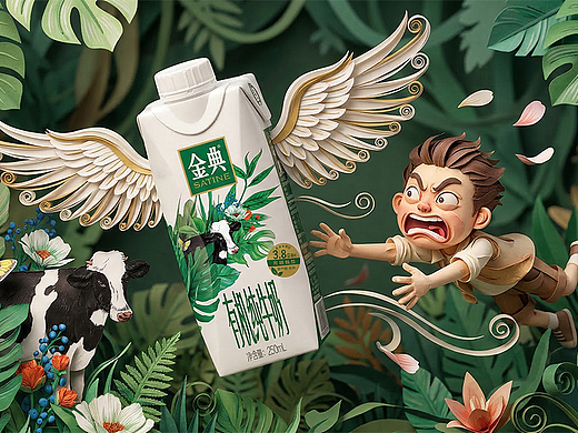 用 AI 做金典有机奶短片