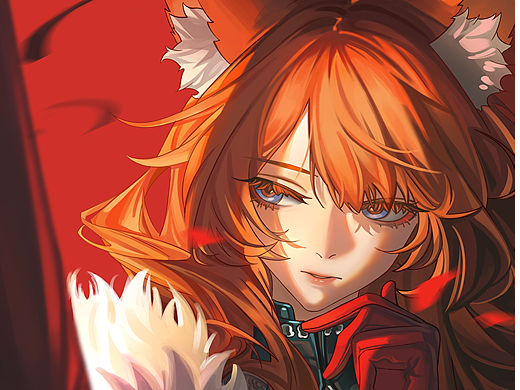 插画头像，封面设计