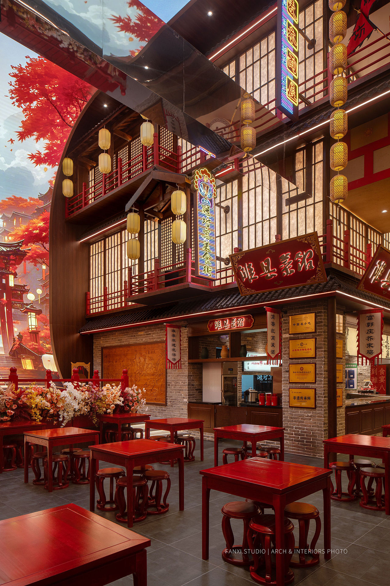 空间摄影 | 潍坊宴商业街（图ZNDA0MzU3MTAw） - 环境/建筑摄影 - 站酷设计师建筑摄影师崔宏强原创素材 - 站酷ZCOOL