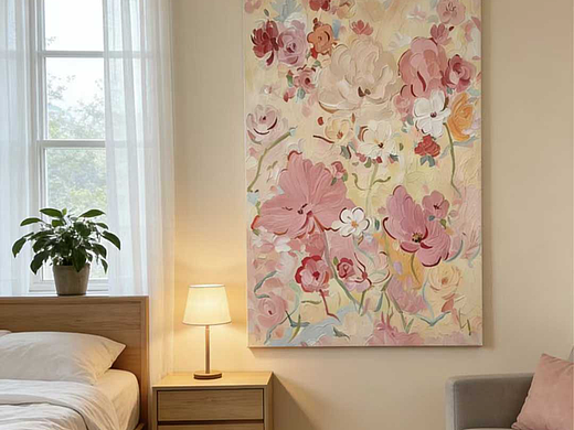 平行艺术｜把春日花海焊在墙上~