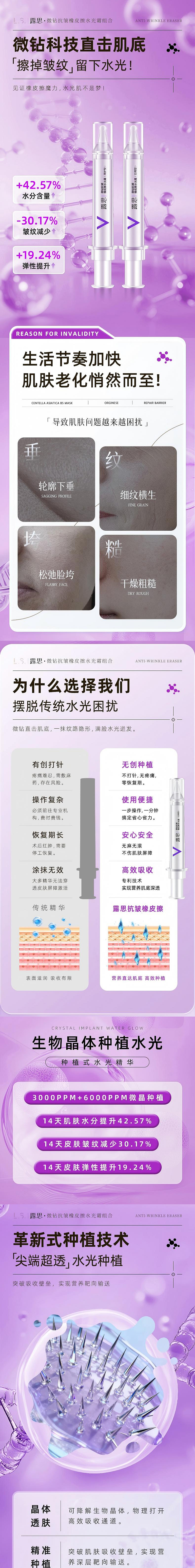 美妆护肤-水光针详情页设计（图ZNDA0MzU5Mjk2） - 电商 - 站酷设计师橙色计原创素材 - 站酷ZCOOL