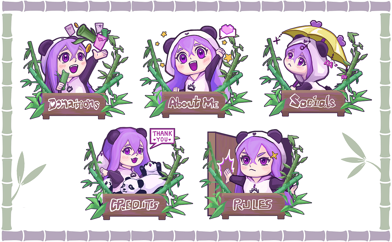 二次元虚拟主播运营宣发②（图ZNDA0MzYyNDAw） - IP形象 - 站酷设计师Levy什么都画原创素材 - 站酷ZCOOL