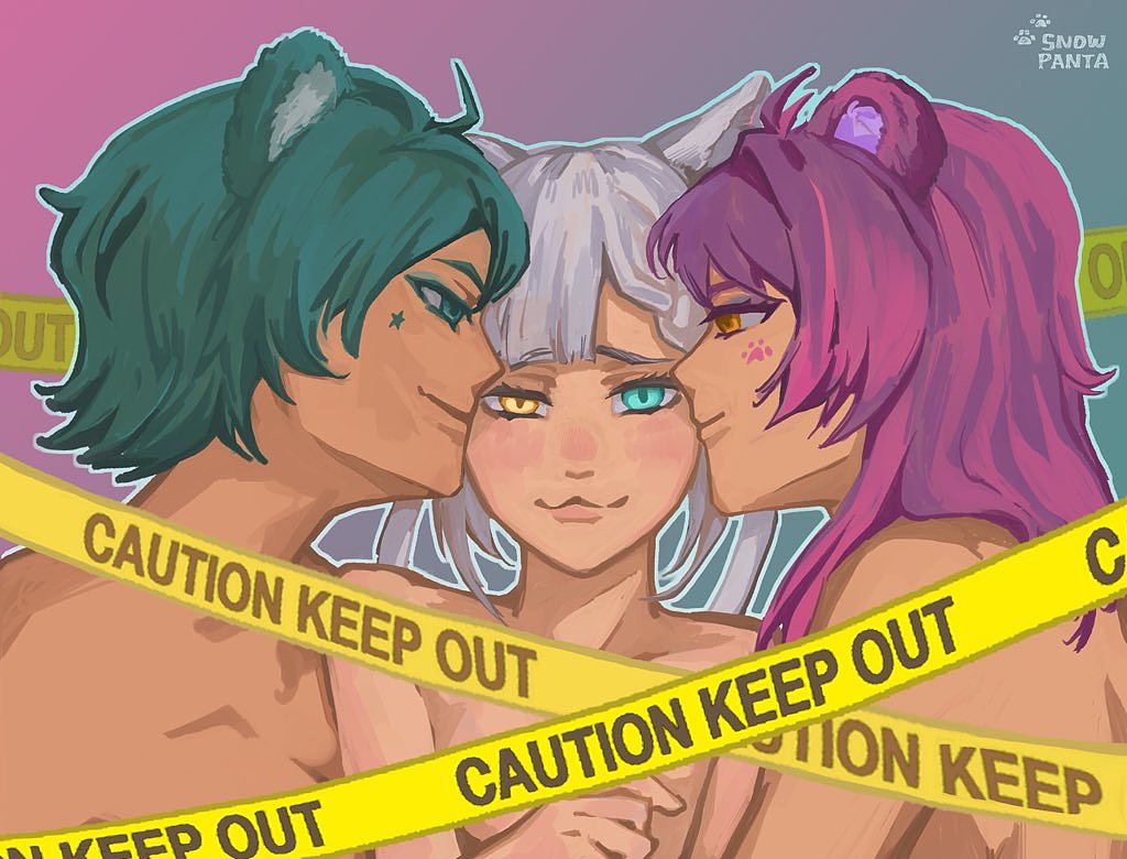 二次元虚拟主播运营宣发②（图ZNDA0MzYyNTE2） - IP形象 - 站酷设计师Levy什么都画原创素材 - 站酷ZCOOL