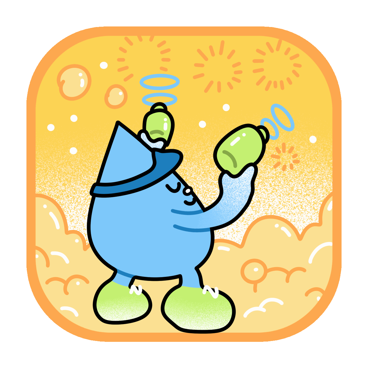 小水滴IP形象设计（图ZNDA0MzYzNjY4） - 网络表情 - 站酷设计师蒙启毅原创素材 - 站酷ZCOOL