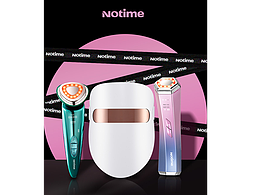 美容儀品牌NOTIME旗艦店首頁輪播海報、手機端首頁