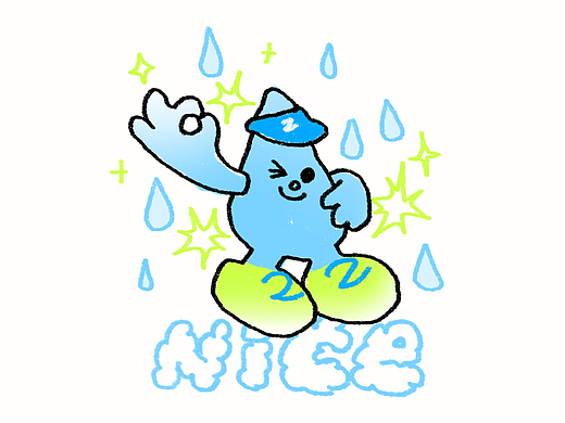 小水滴IP形象设计