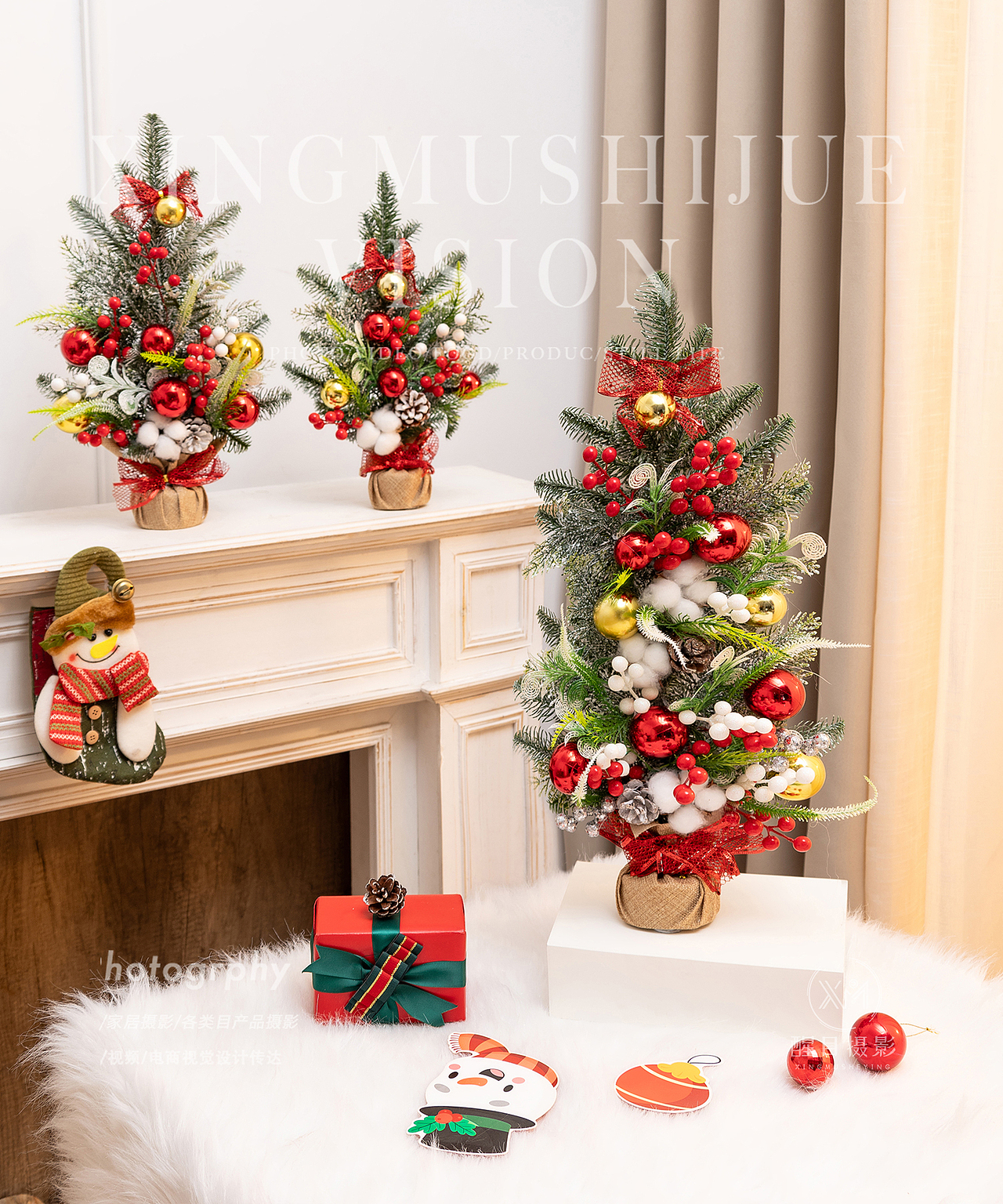 节日摆件/圣诞小树/发光树/歪脖子圣诞树（图ZNDA0MzY5MTQ4） - 产品摄影 - 站酷设计师义乌醒目文化传媒原创素材 - 站酷ZCOOL