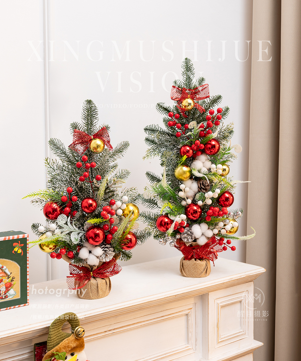 节日摆件/圣诞小树/发光树/歪脖子圣诞树（图ZNDA0MzY5MTU2） - 产品摄影 - 站酷设计师义乌醒目文化传媒原创素材 - 站酷ZCOOL