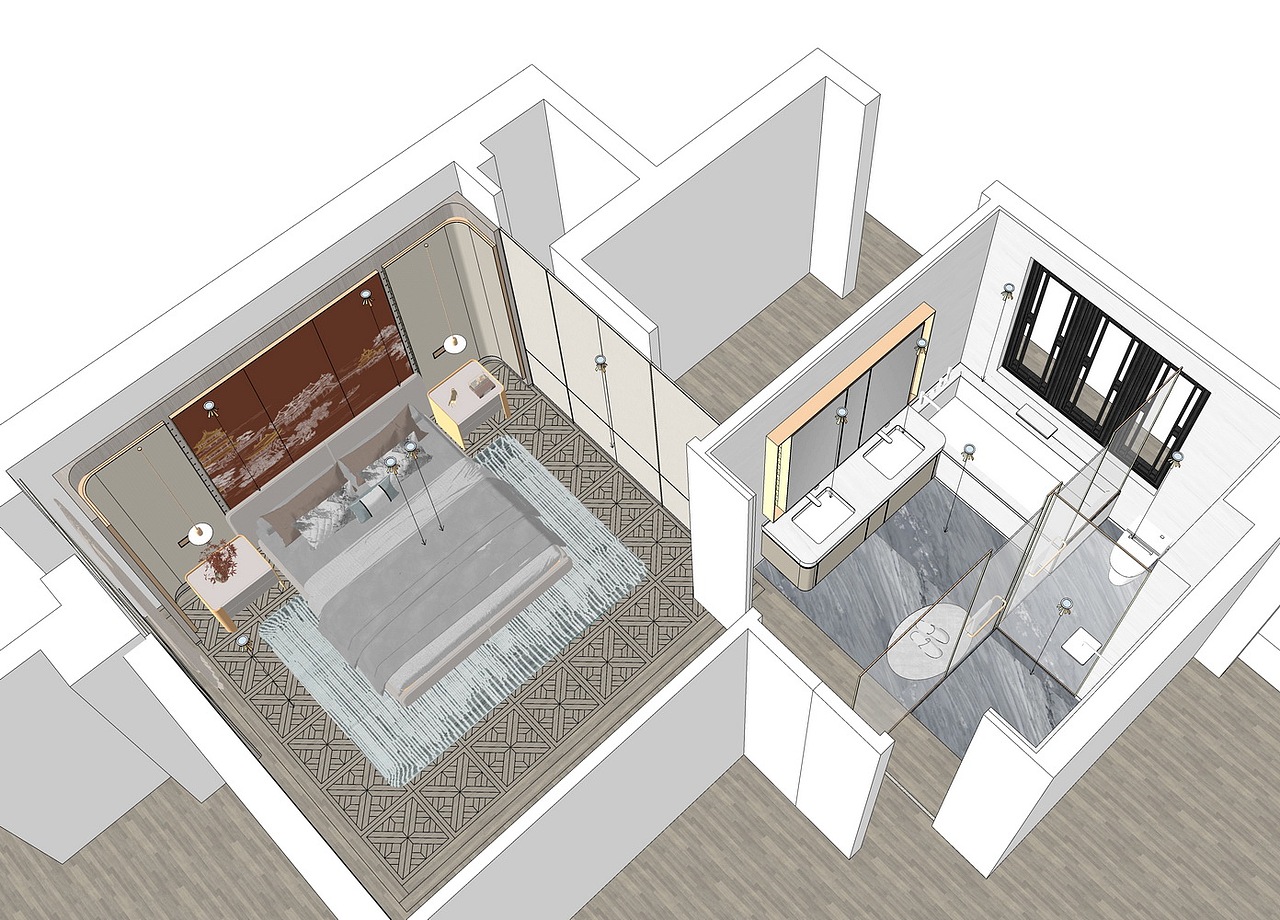 浙江温岭桃花源别墅台州样板房SU模型下载（图ZNDA0MzcxNTE2） - 家装设计 - 站酷设计师素模网原创素材 - 站酷ZCOOL