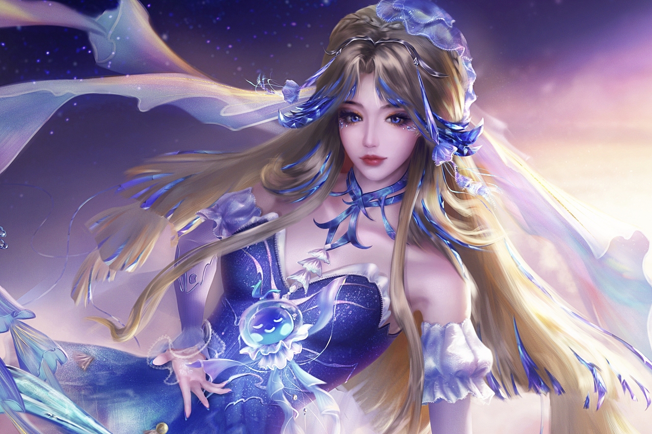 王者荣耀王昭君（长夜焕生）插图（图ZNDA0Mzc0Mjk2） - 游戏原画 - 站酷设计师界局原创素材 - 站酷ZCOOL