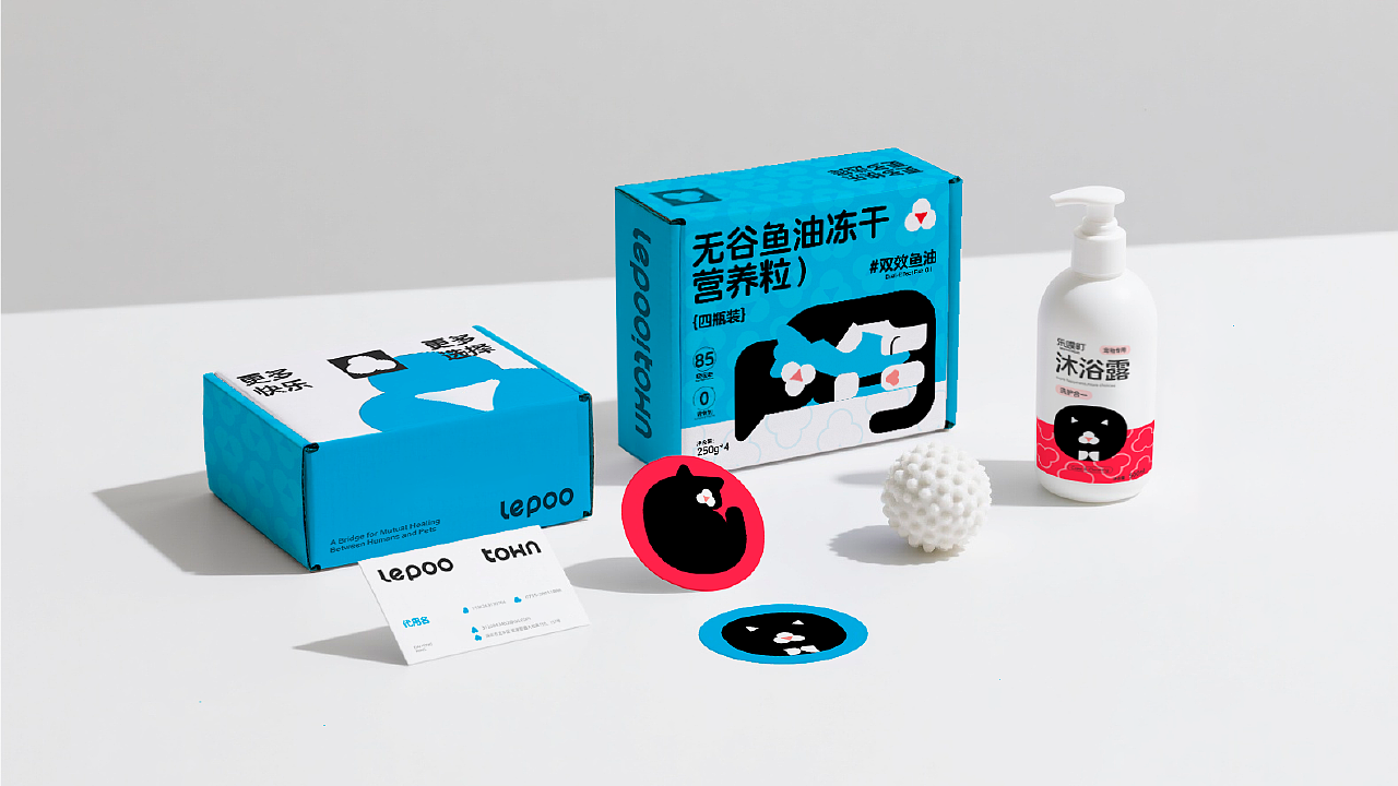 宠物品牌乐噗町包装全案设计/logo/猫粮/猫砂/猫罐头(图ZNDA0Mzc0Nzk2) - 品牌 - 站酷设计师向天天123原创素材 - 站酷ZCOOL