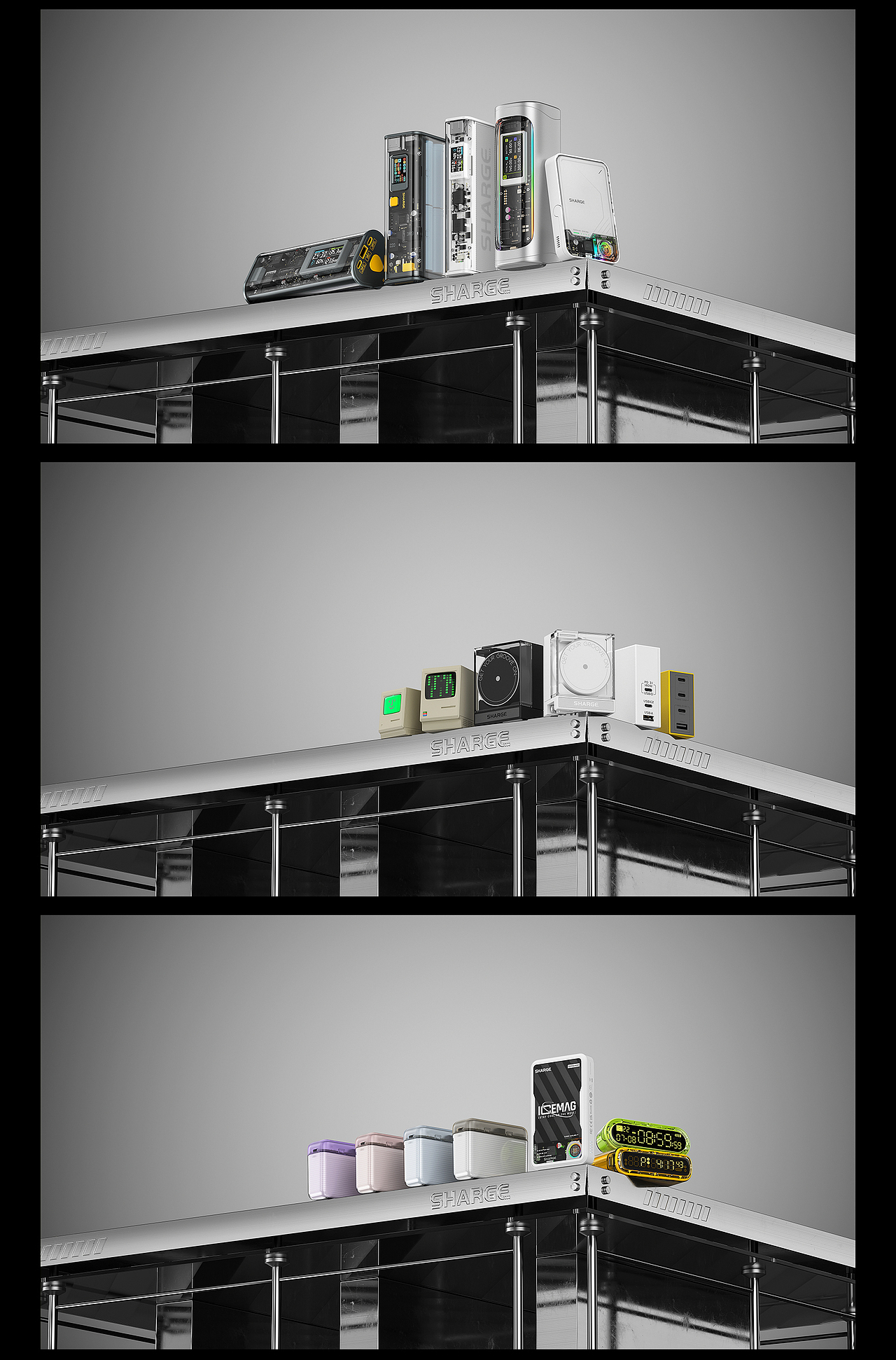 SHARGE闪极 2021-2025历年产品系列图⚡️（图ZNDA0Mzc2ODY0） - 实验艺术 - 站酷设计师黑色句号原创素材 - 站酷ZCOOL