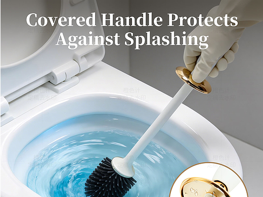 跨境美工-家居百货-亚马逊马桶刷主图A+设计