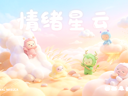 情绪疗愈师IP形象设计-情绪星云