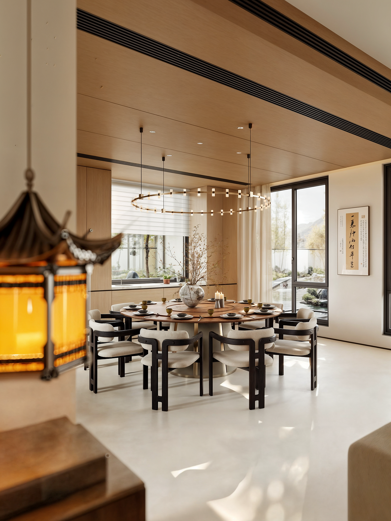 【风雅宋】在留白的房子里，等一场雨，煮一壶茶。（图ZNDA0MzgyODEy） - 家装设计 - 站酷设计师锐雅空间设计原创素材 - 站酷ZCOOL