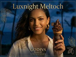 【奢夜融巧|Luxnight Meltoch】歌帝梵黑巧冰淇淋廣告