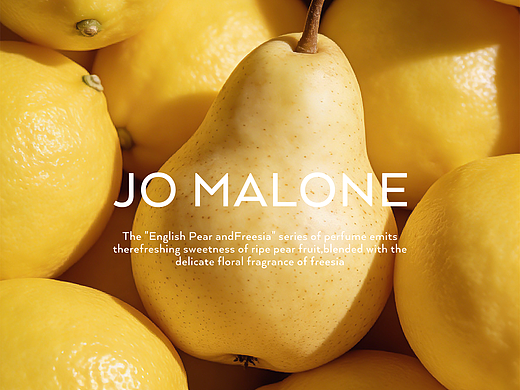 香水广告-英国梨和小苍兰