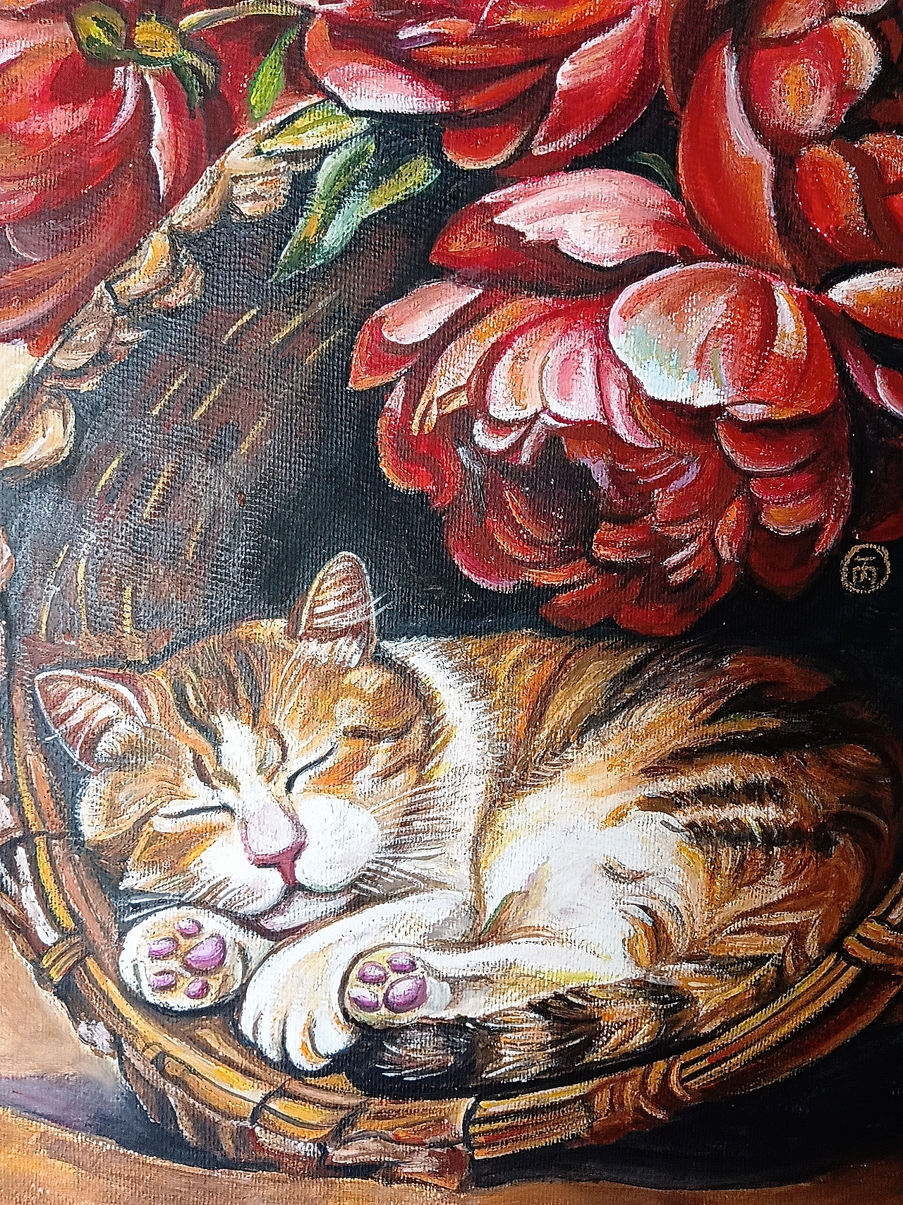 标题：富贵花+懒猫=我的理想生活！（图ZNDA0MzkzMjk2） - 绘画 - 站酷设计师Z951312249原创素材 - 站酷ZCOOL