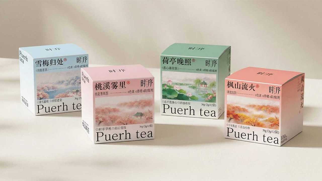 花茶全套包装设计（图ZNDA0MzkzOTQ4） - 包装 - 站酷设计师O小白白O原创素材 - 站酷ZCOOL