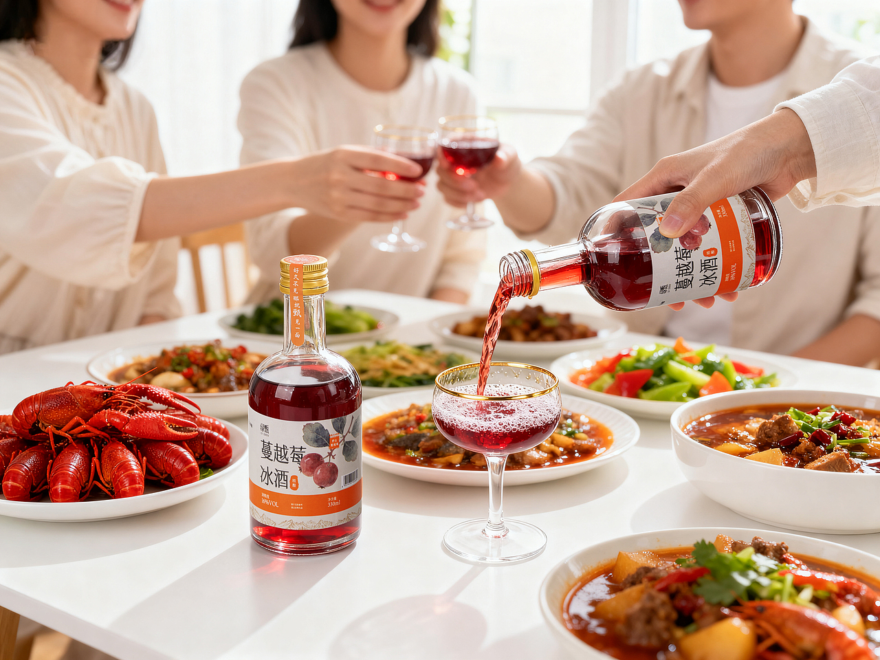 藍(lán)莓蔓越莓冰酒（圖ZNDA0MzkzOTg0） - 產(chǎn)品攝影 - 站酷設(shè)計師馬思諾原創(chuàng)素材 - 站酷ZCOOL