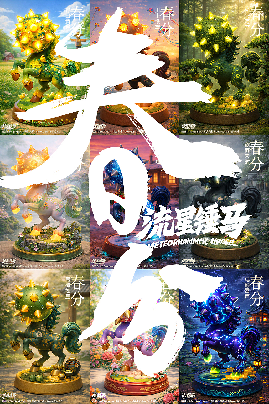 流星锤马·春分（图ZNDA0Mzk4MjM2） - AI作品 - 站酷设计师Gwemo鸡毛原创素材 - 站酷ZCOOL