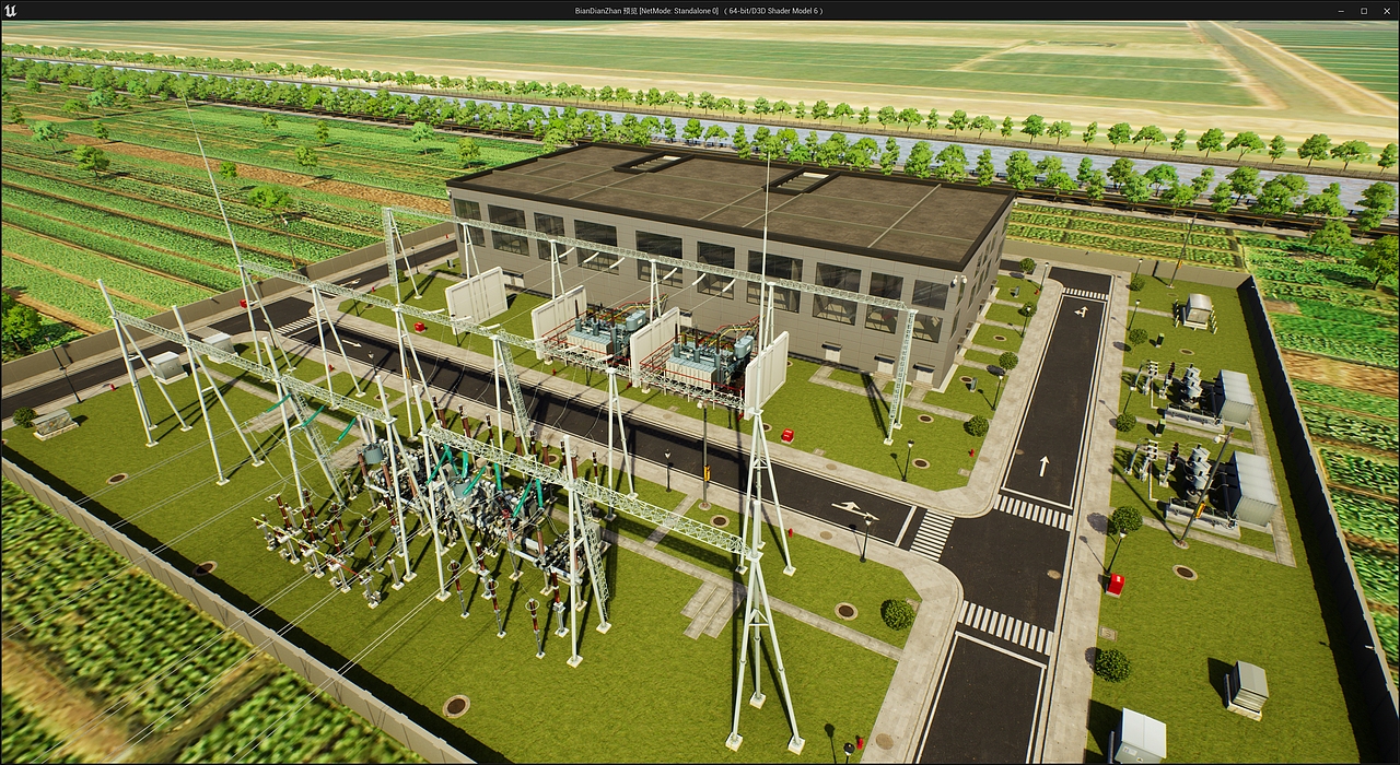 变电站数字孪生系统（图ZNDA0NDAxOTQ0） - 场景 - 站酷设计师shufangfang原创素材 - 站酷ZCOOL