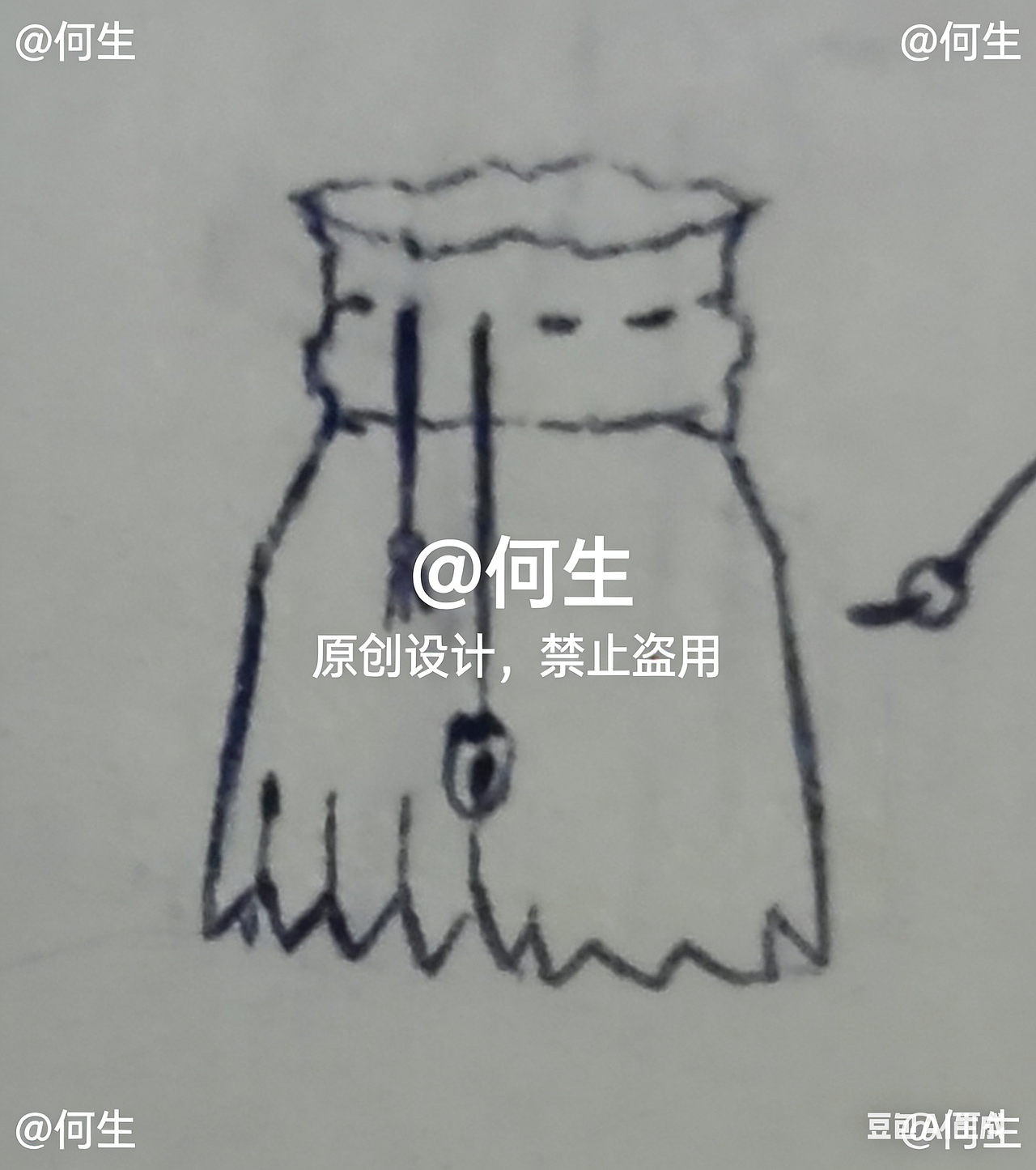 原创服装设计手稿 · 商用授权出售 · 非独家/独（图ZNDA0NDA3NzYw） - 休闲/流行服饰 - 站酷设计师何华123原创素材 - 站酷ZCOOL