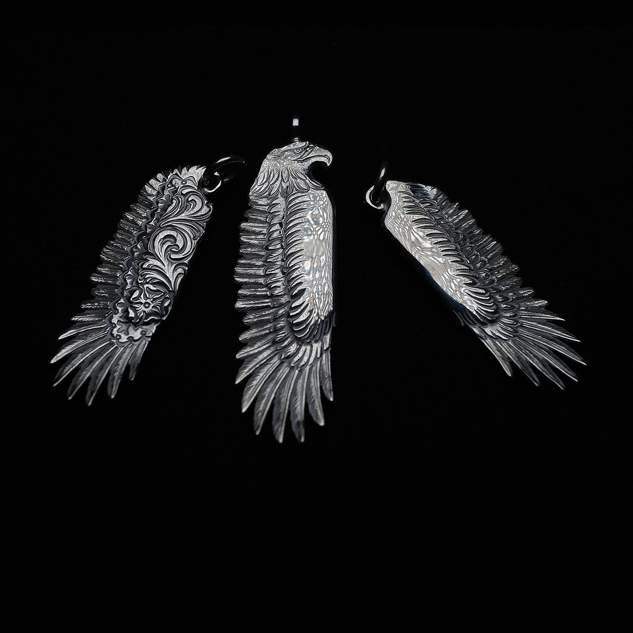 鹰翼吊坠（图ZNDA0NDEyODE2） - 首饰设计 - 站酷设计师偶屿设计原创素材 - 站酷ZCOOL