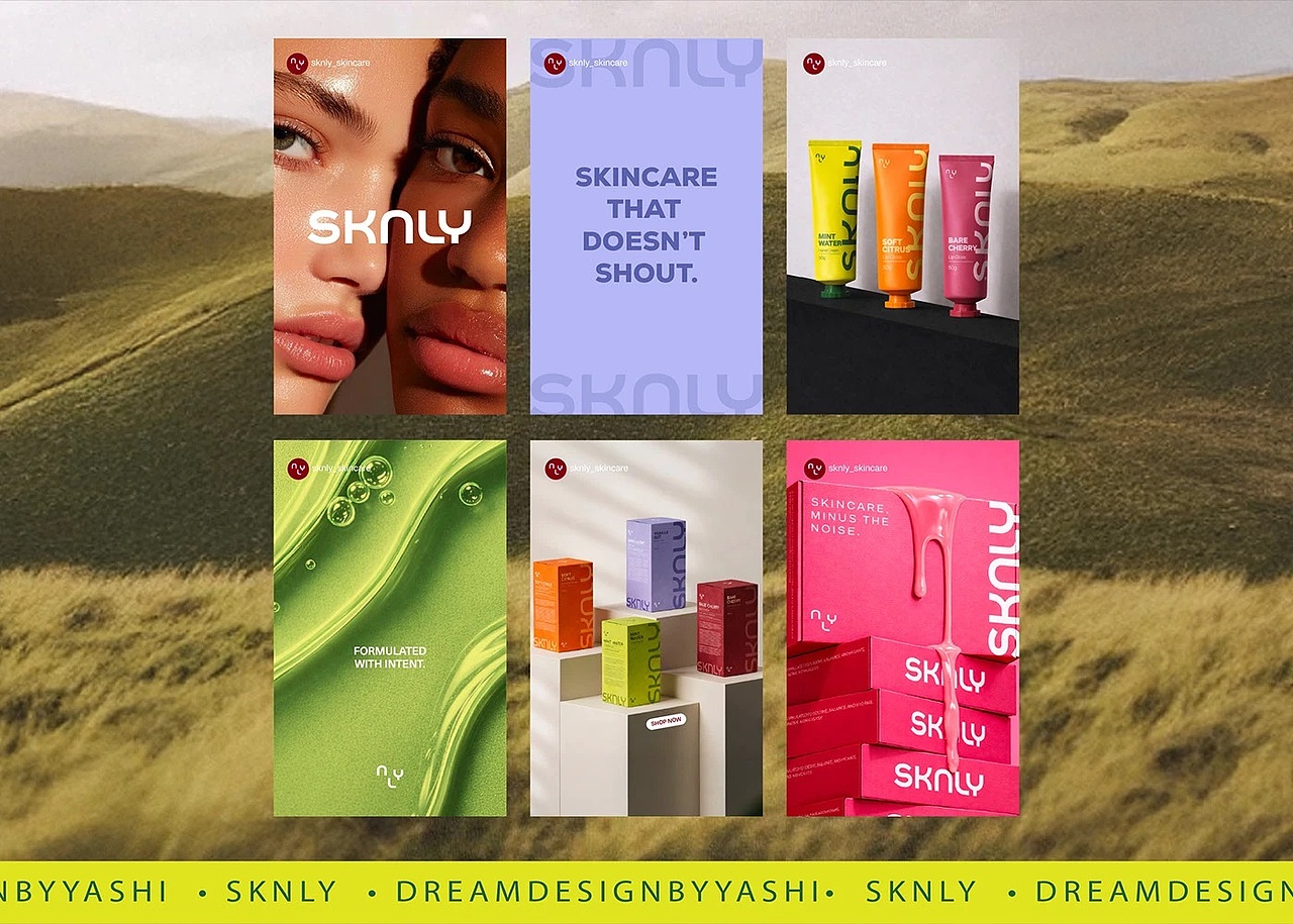 SKNLY 品牌包装设计创意-宏洛图品牌设计（图ZNDA0NDEzNjI4） - 包装 - 站酷设计师宏洛图品牌设计原创素材 - 站酷ZCOOL